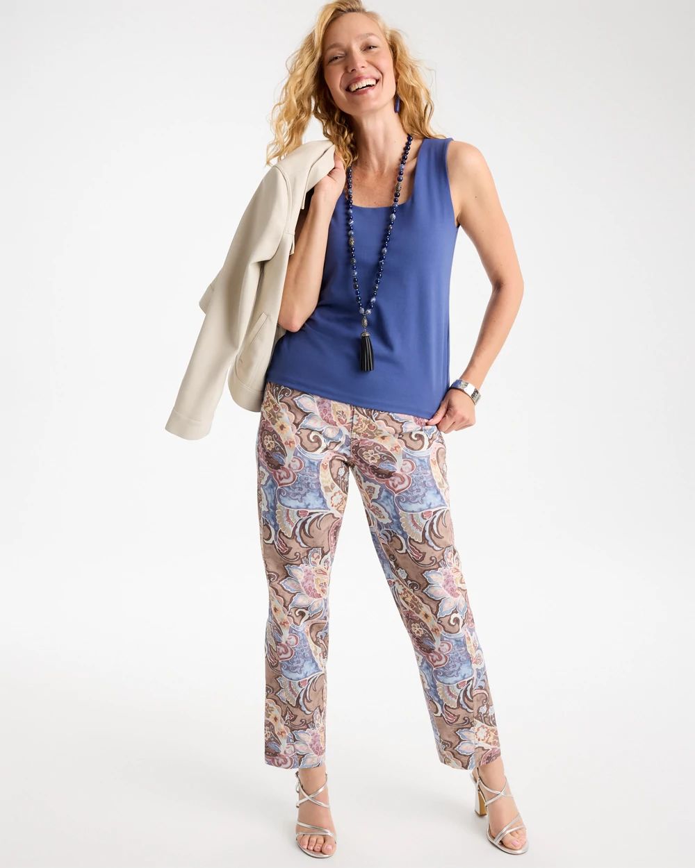 ちぇんと Contour Cotton™ Square Neck Tank | Chico's
